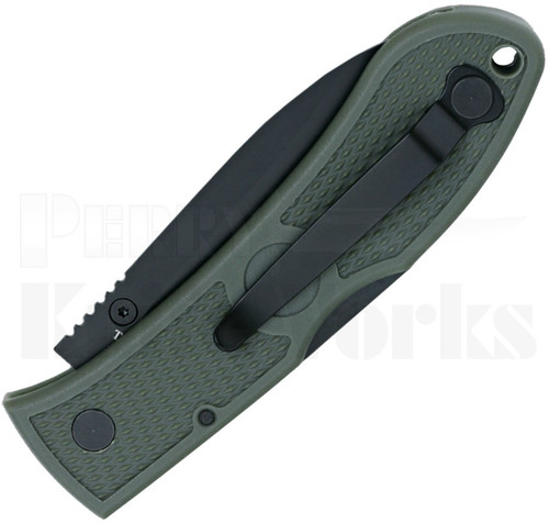 Ka-Bar Dozier Small Folder Taschenmesser – 'Zombie Green', Klingenlänge 5,6 Cm, Gesamtlänge 8,5 Cm (geschlossen)