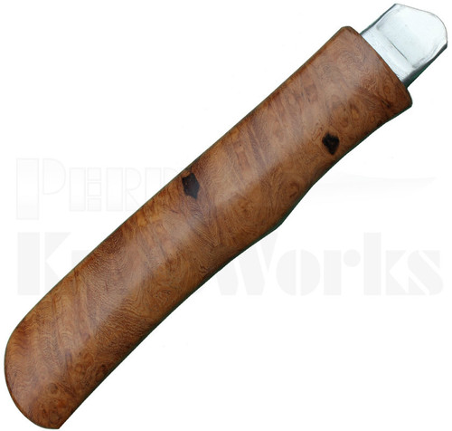 Hiroaki Ohta Knives Custom Palo Santo Wood Box Cutter l Perry Knife.