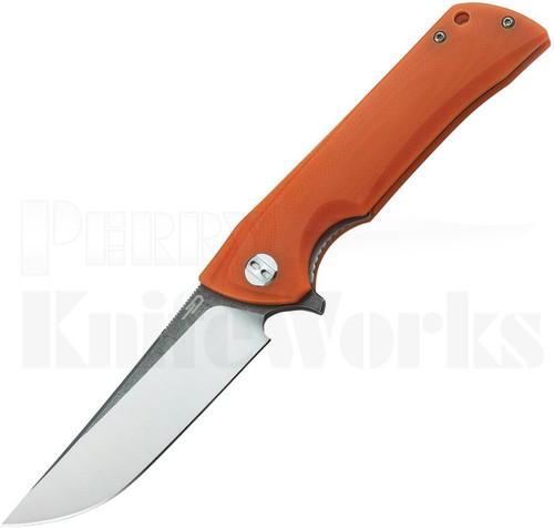 Bestech Knives Paladin Linerlock Knife Orange G-10 Satin