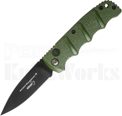 Boker Kalashnikov Automatic Knife OD-Green 3.25" Black Blade
