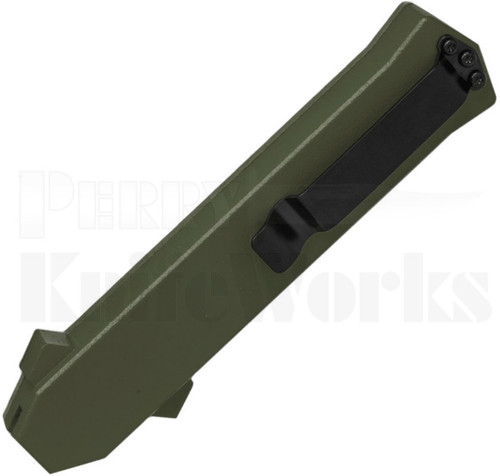 AKC F-16 D/A Satin Bayonet Automatic Knife Green