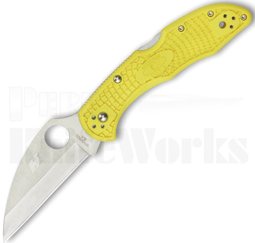 Spyderco Salt 2 Wharncliffe Knife Yellow FRN C88PWCYL2