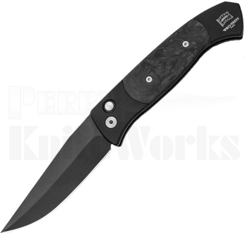 Protech Brend 3 Automatic Knife 1305-M Marble Carbon Fiber