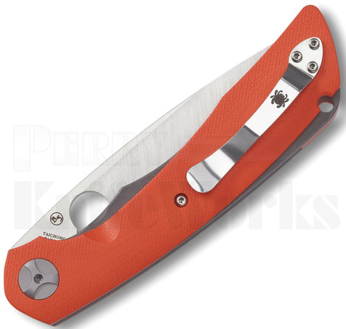 Spyderco Subvert Knife Orange G10 C239GPOR