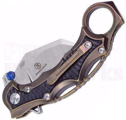 Defcon Blade Works Jungle Karambit Knife Bronze TF5221-2