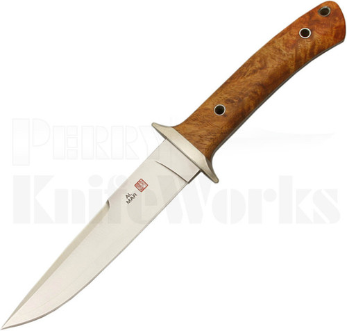 Al Mar 25th Anniversary Shiva Fixed Blade Knife Quince Wood