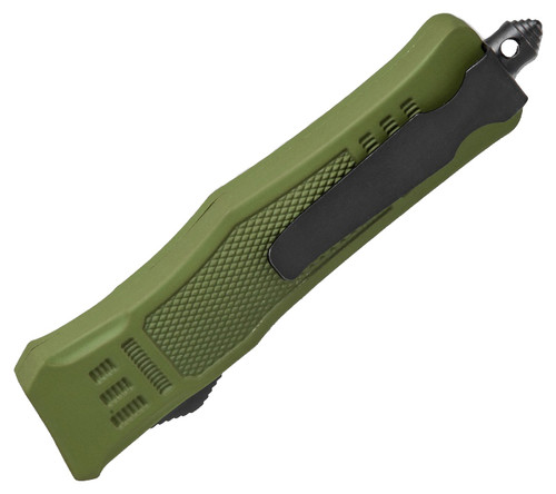 Delta Force Mini OTF Automatic Knife OD-Green Tanto Blade l Closed