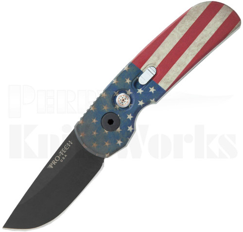 Protech Calmigo CA Legal Automatic Knife PK Vintage Flag