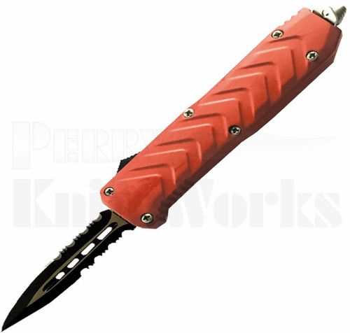 Delta Force OTF Automatic Knife Red Tread l For Sale