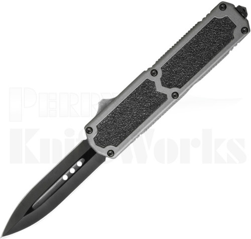 Titan Gray D/A OTF Automatic Knife Black Spear Point l For Sale