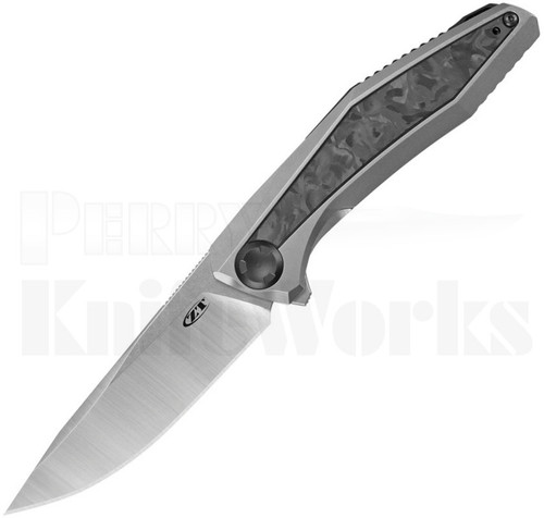Zero Tolerance Sinkevich 0470 Flipper Knife Marbled CF