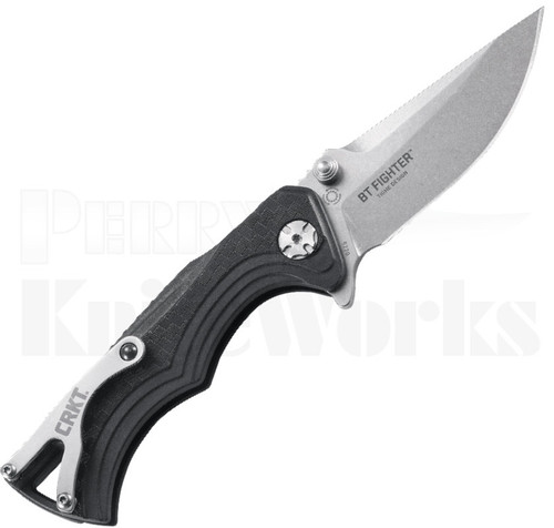 CRKT Tighe BT Fighter Compact Plunge Lock Knife Black 5220 l For Sale