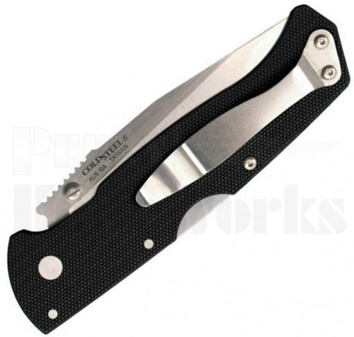 Cold Steel Air Lite Tri-Ad Lock Knife Black G-10 Tanto 26WT l For Sale