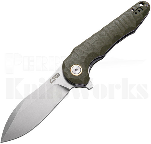 CJRB Cutlery Mangrove Liner Lock Knife Green G-10