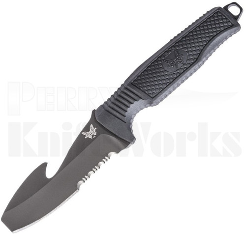 Benchmade H2O Fixed Blade Knife l Black Serated l 112SBK-BLK