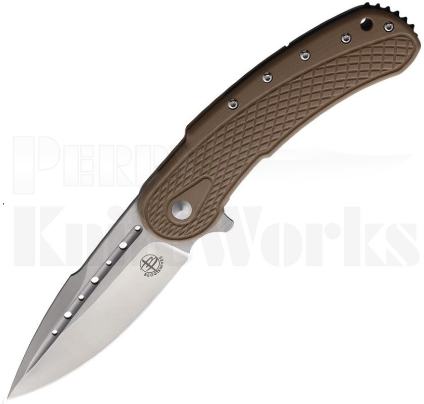 Begg Knives Steelcraft Series Bodega Knife Tan G10