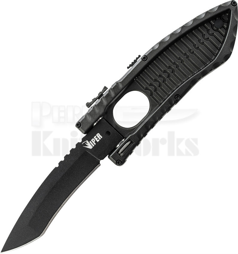 Schrade Viper Side Assist Tanto Knife (Black) Perry Knifeworks