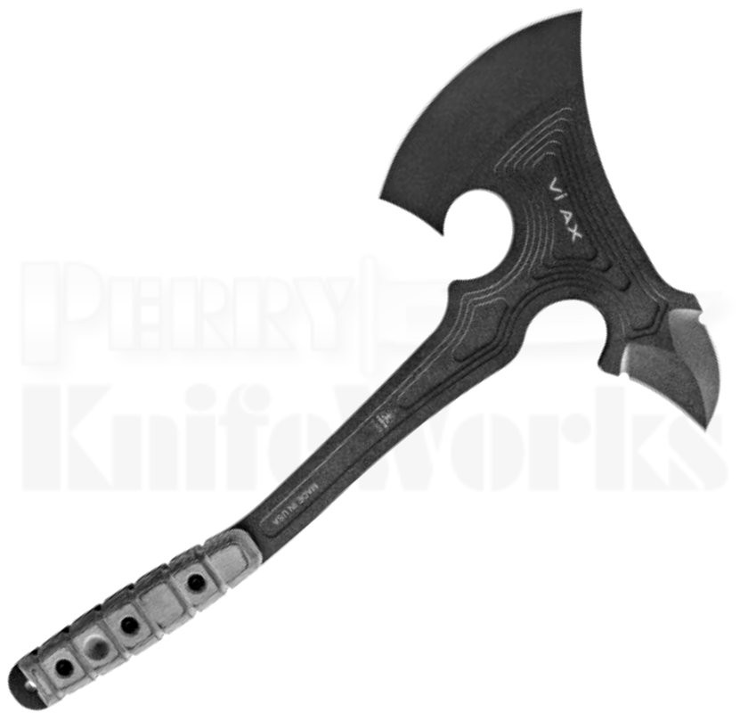 Tops VI Ax Viking Axe Black Linen Micarta (Black) VIAX01