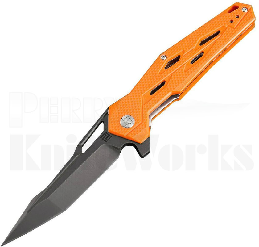 Artisan Cutlery Interceptor Linerlock Knife Orange 1812PBOE l Perry..