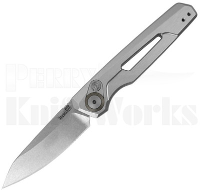 Knife Sharpening - Kershaw Launch 11 - off center factory grind