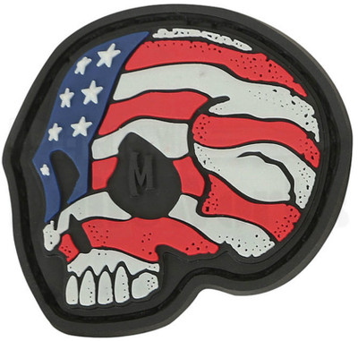 Maxpedition Stars Stripes Skull Patch (Glow) - Perry Knife Works