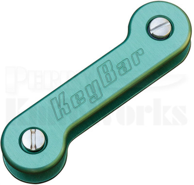 KeyBar Green Aluminum Key Holder-Organizer @ Perry Knife Works