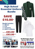 De Ferrers Essential Uniform Bundle (Girls Junior)