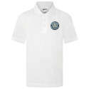 Branston Locks White Unisex Polo Shirt