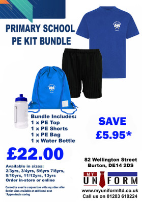 Primary School PE Kit Bundle