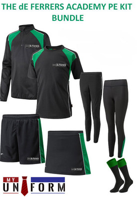 The de Ferrers Academy Girls PE Kit Bundle (Junior)