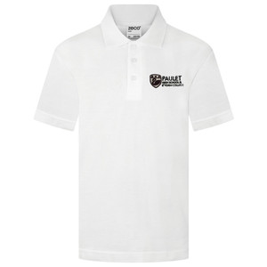 Paulet Unisex WHITE Polo Shirt (Junior)