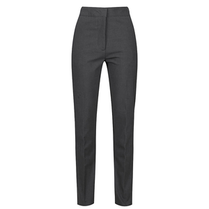 Girls Slim Fit GREY Trouser- Waist Adjustable (Senior)