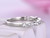 Full Cut Pave Diamond Wedding Band Half Eternity Anniversary Ring 14K White Gold