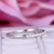 Diamond Wedding Band Half Eternity Anniversary Ring 14K White Gold