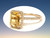 Emerald Cut Citrine Engagement Ring Pave Diamond Wedding 14K Rose Gold 6x8mm