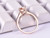 6.5mm Heart Morganite Engagement Ring 14K Rose Gold