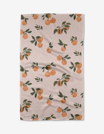 Pretty In Peach Kitchen Tea Towel
