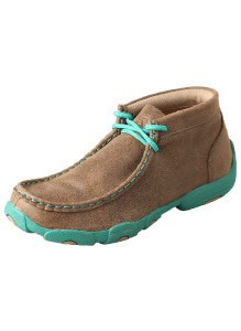 YOUTH DRIVING MOCCASINS - BOMBER/TURQUOISE YDM0017