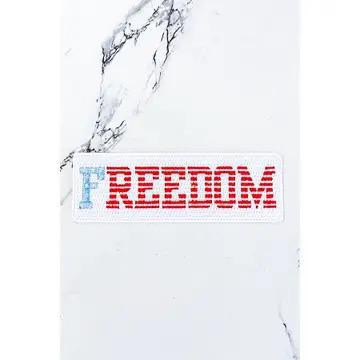 Freedom Embroidered Patch