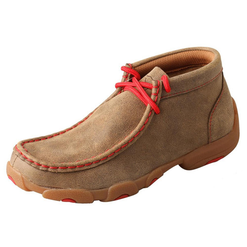 YOUTH DRIVING MOCCASINS BOMBER/RED YDM0021