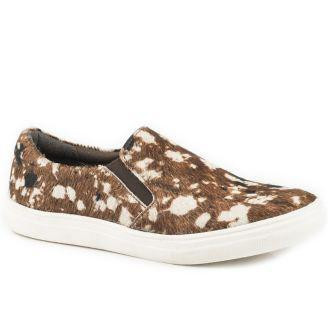 WOMENS ROPER SLIP ON - MANE BROWN