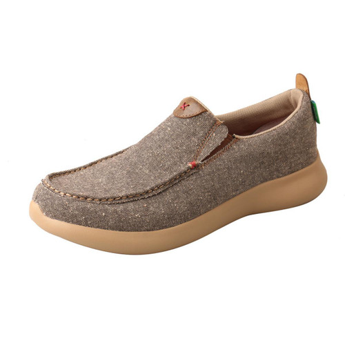 MENS SLIP ON CASUAL MOCCASINS - DUST MRV0002