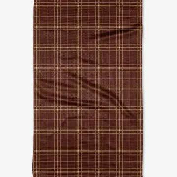 Cozy Plaid Tea Towel