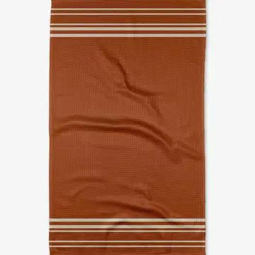 Burnt Orange Fall Tea Towel