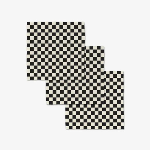 Checkered Luxe Washcloth Set
