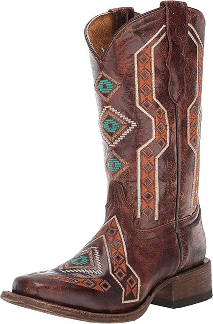 TN HONEY EMBRODERY SQ. TOE E1308