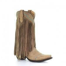 TN TAN/ TURQUOISE FRINGE A3152