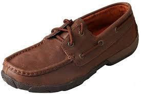 WOMENS BOAT DRIVING MOCCASINS - BROWN WDM0030