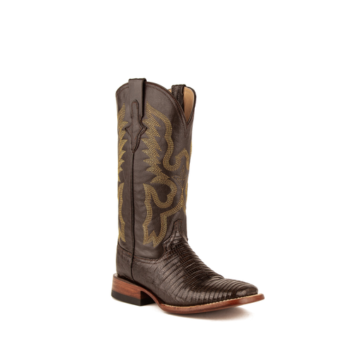 Ladies Teju Lizard S-Toe Chocolate