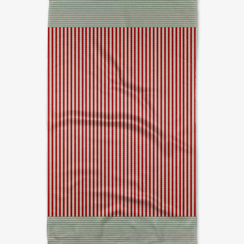 Mrs. Clause Stripe Tea Towel